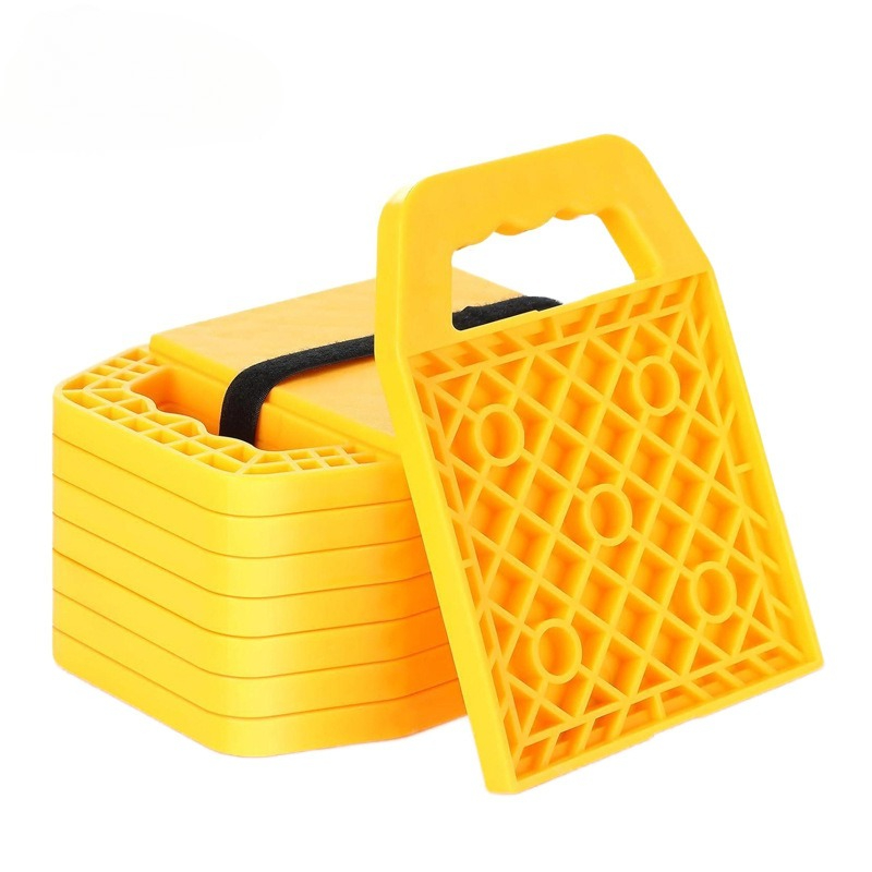 Outdoor Camping Trailer - 4Pcs Camping Travel Trailer Leveling Blocks,