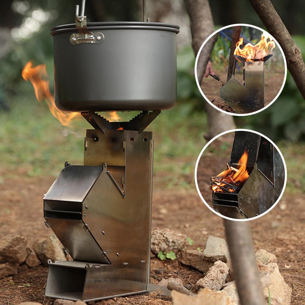 Outdoor Camping Wood Stove - Outdoor Wood Stove Thick Stainless Steel