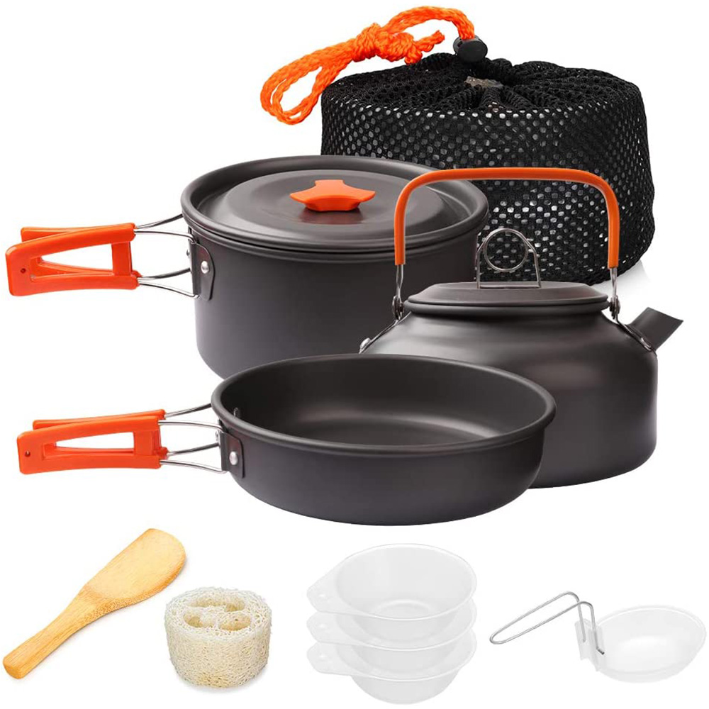 Outdoor Camping Dining Set - 1pcs/1set Camping Cookware Kit Outdoor Cooking