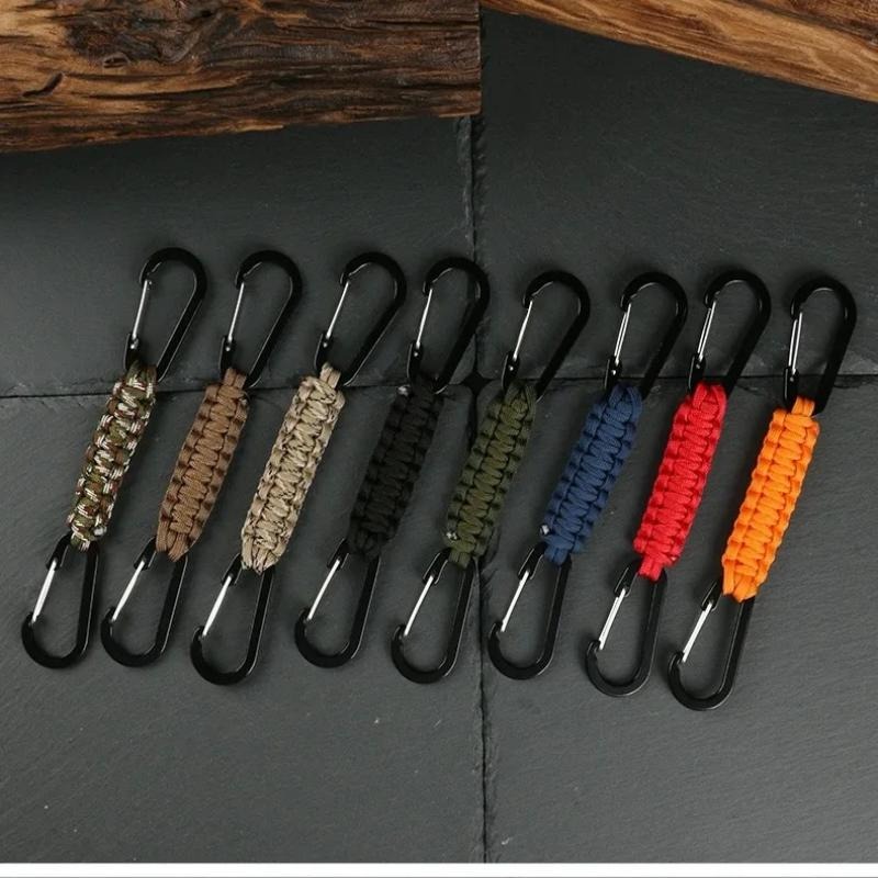 Bivvy Bag Emergency - Paracord Keychain DIY braided double-buckle lanyard