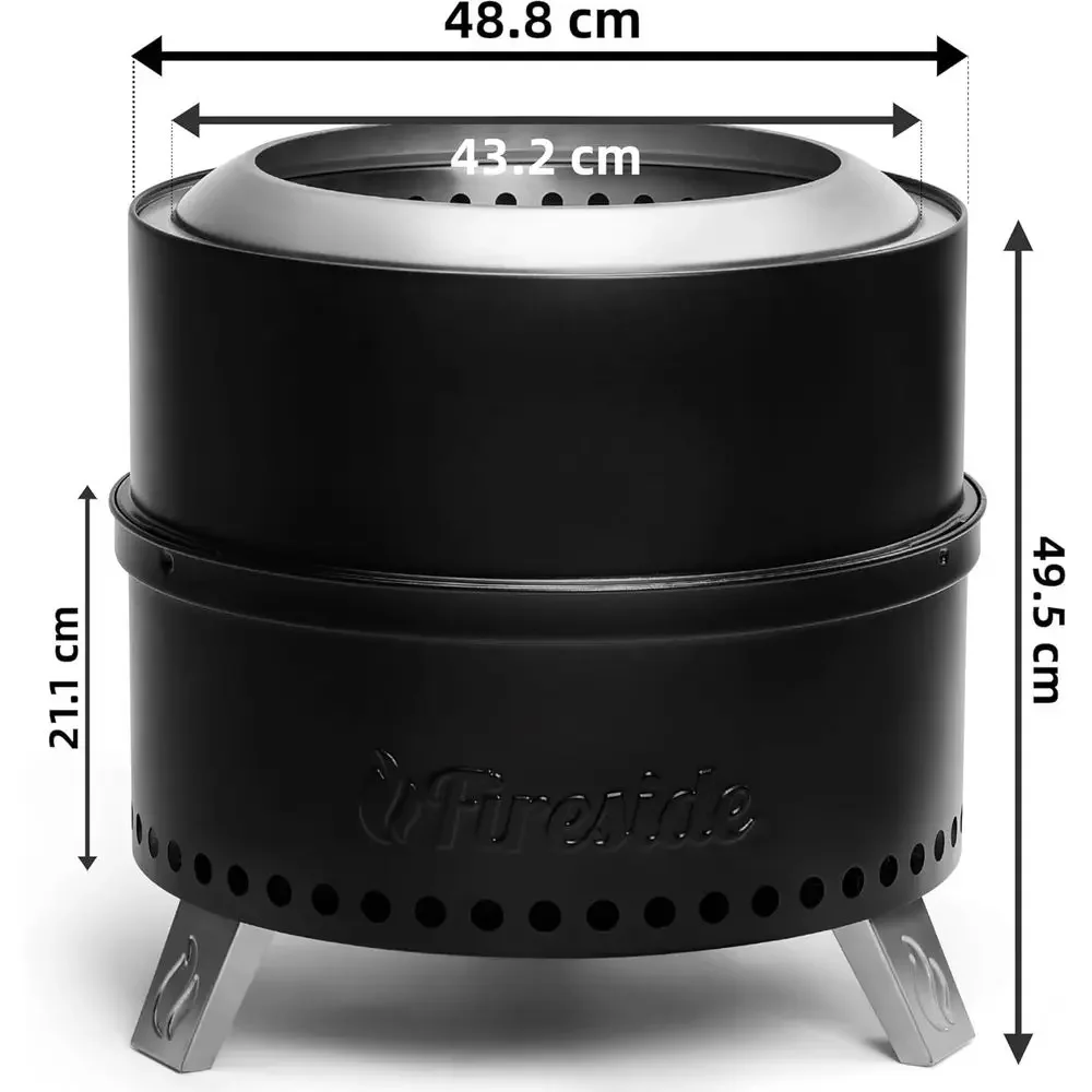 19 Inch Portable Outdoor Wood  - огляд і ціна Outdoor Camping Wood Burning Stove