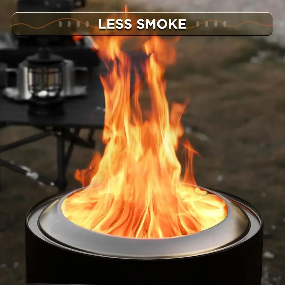 19 Inch Portable Outdoor Wood  - огляд і ціна Outdoor Camping Wood Burning Stove