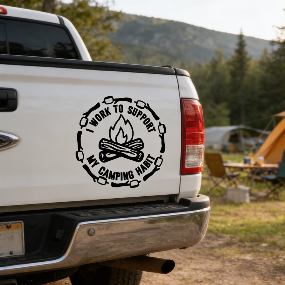 Funny Camping Quote Car Sticke - огляд і ціна Outdoor Camping Quotes