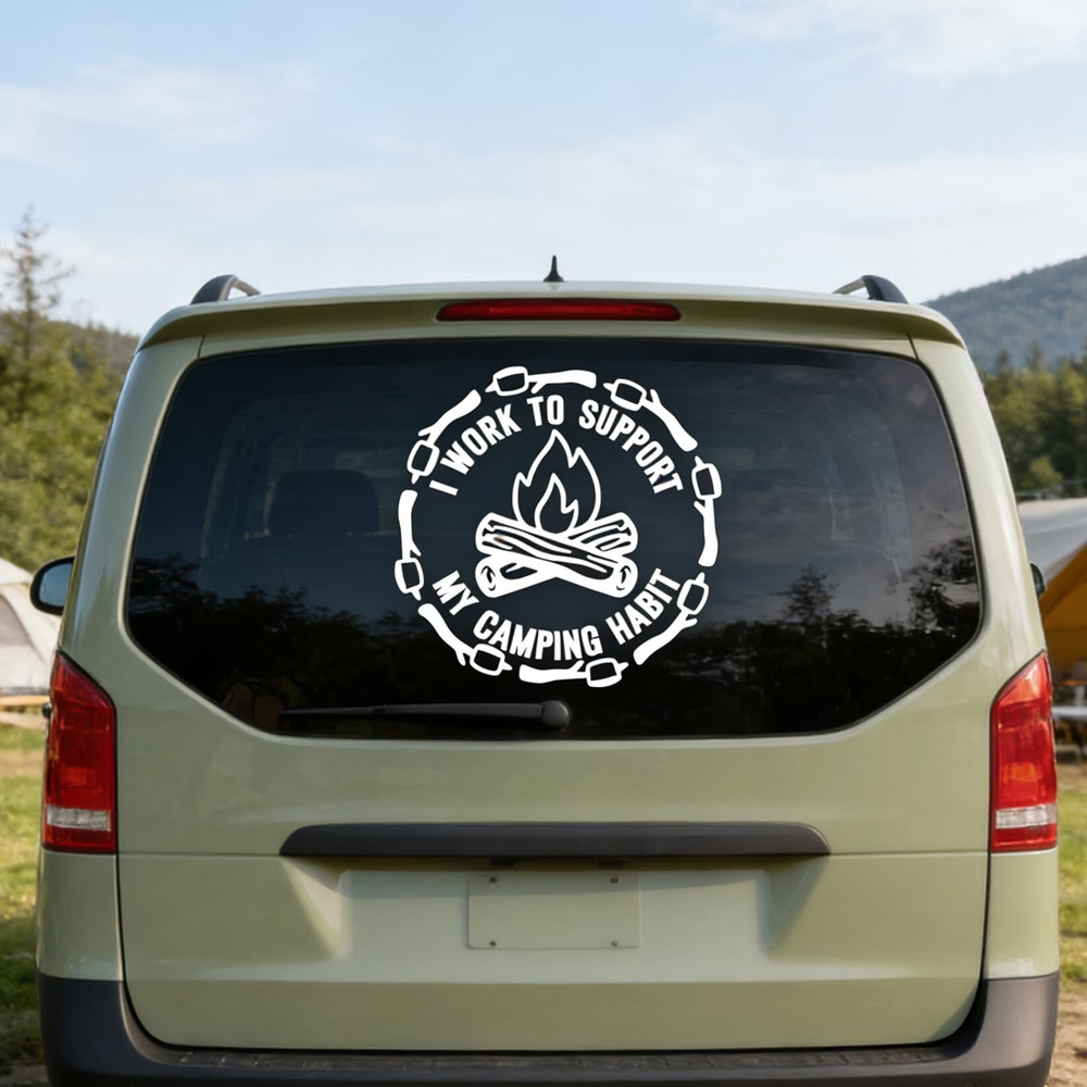 Funny Camping Quote Car Sticke - огляд і ціна Outdoor Camping Quotes