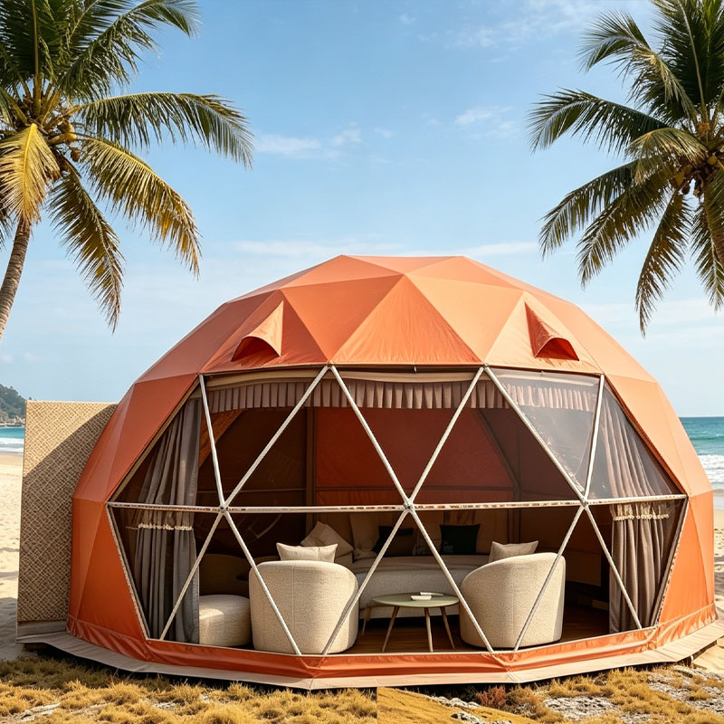 Luxury Glamping Dome House Geo - огляд і ціна Outdoor Camping And Glamping