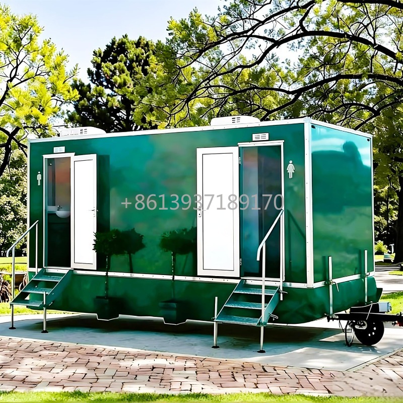 Mobile Toilet Trailer with Bas - огляд і ціна Outdoor Camping Trailer