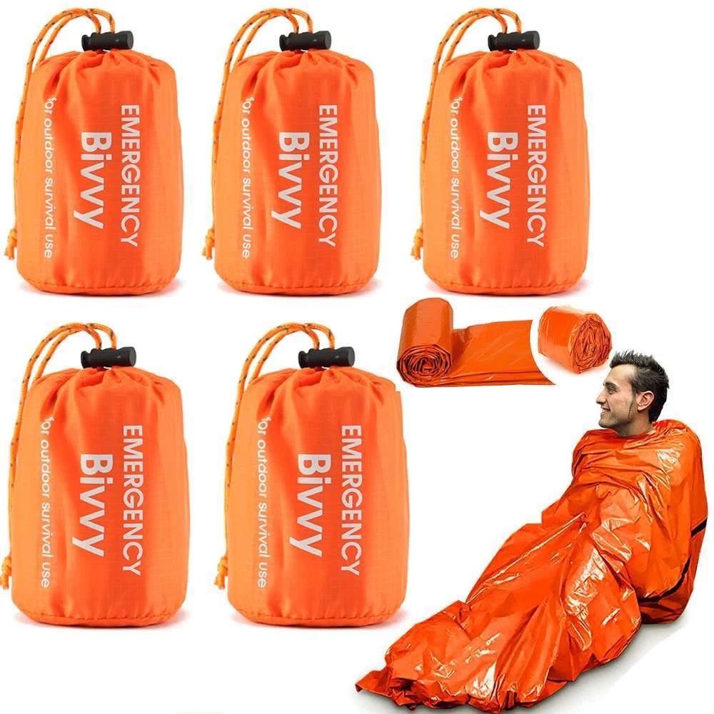 1-5Pack Emergency Sleeping Bag - огляд і ціна Emergency Mylar Blanket