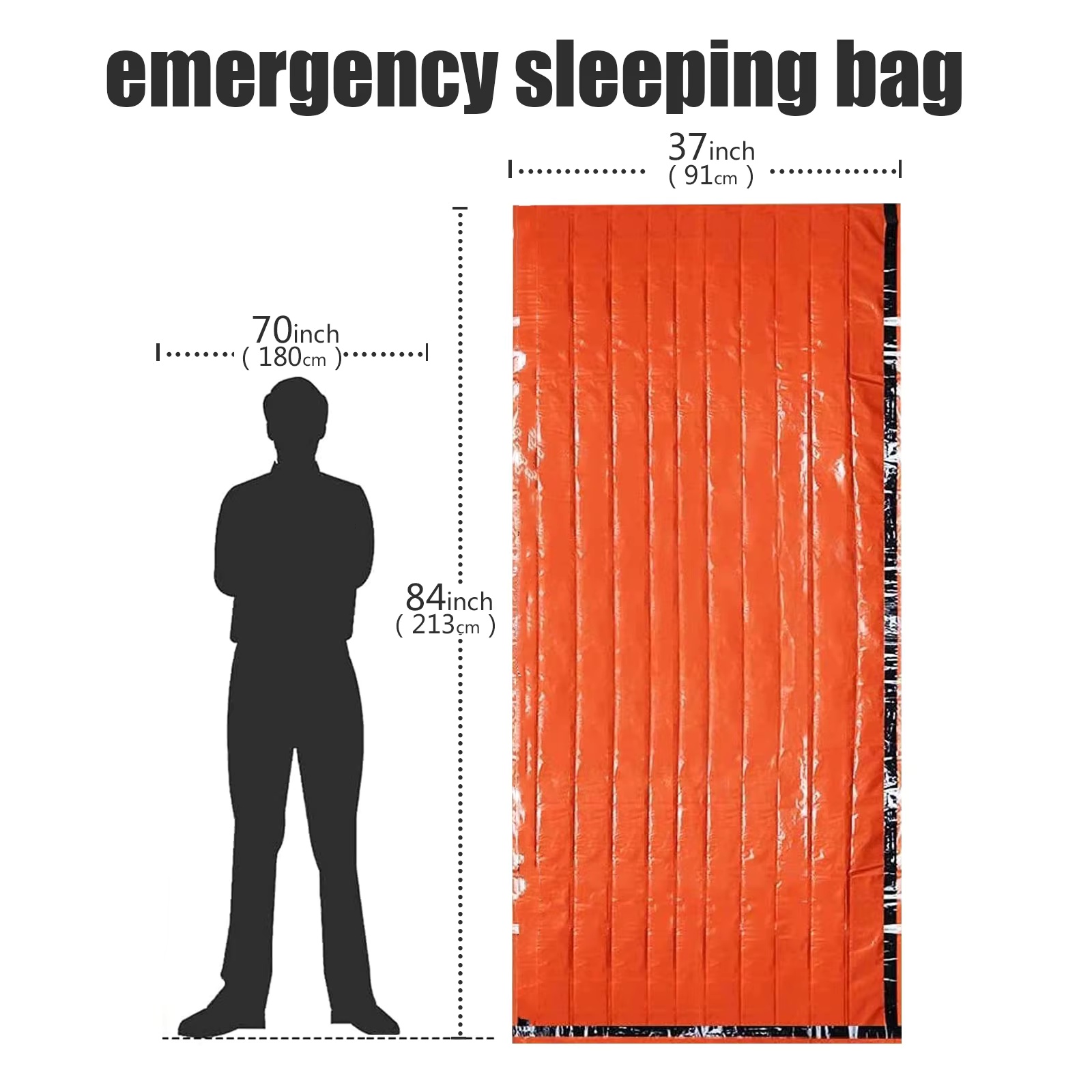 1-5Pack Emergency Sleeping Bag - огляд і ціна Emergency Mylar Blanket