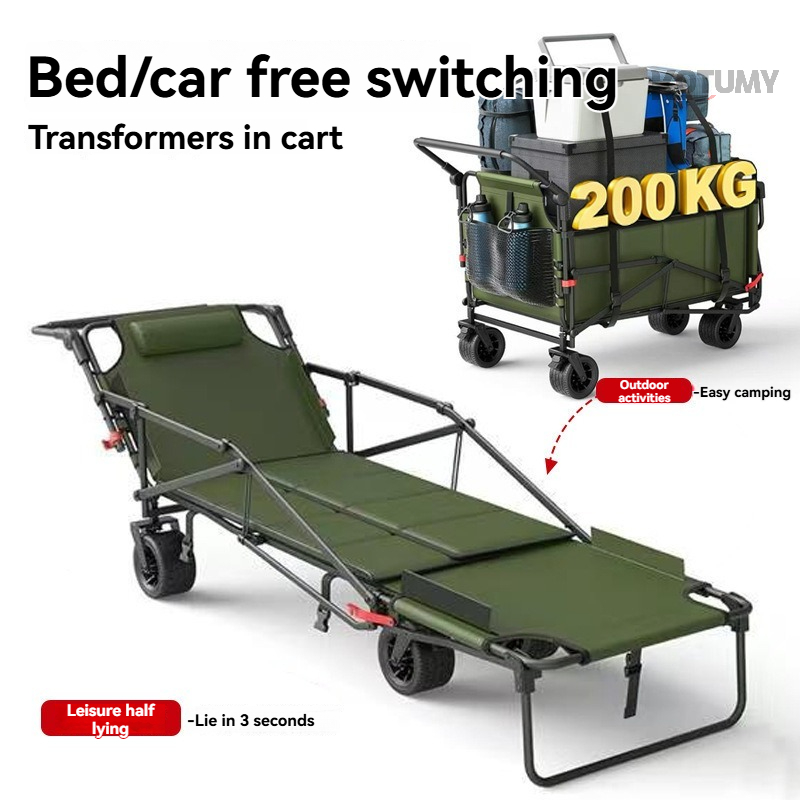 Foldable Camping Wagon with Ta - огляд і ціна Outdoor Camping Trailer