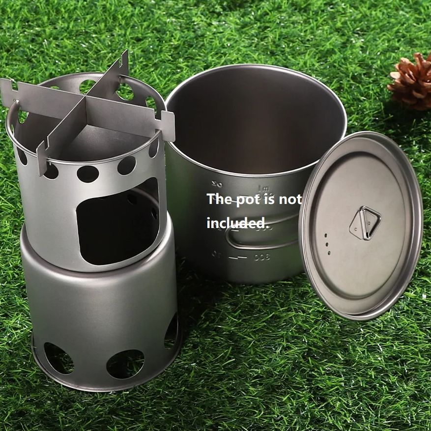 Camping Small Titanium Wood St - огляд і ціна Outdoor Camping Wood Stove