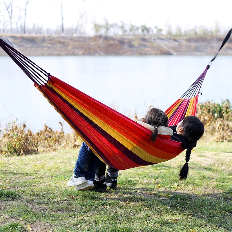 Canvas No Wooden Stick Hammock - огляд і ціна Camping Hammock