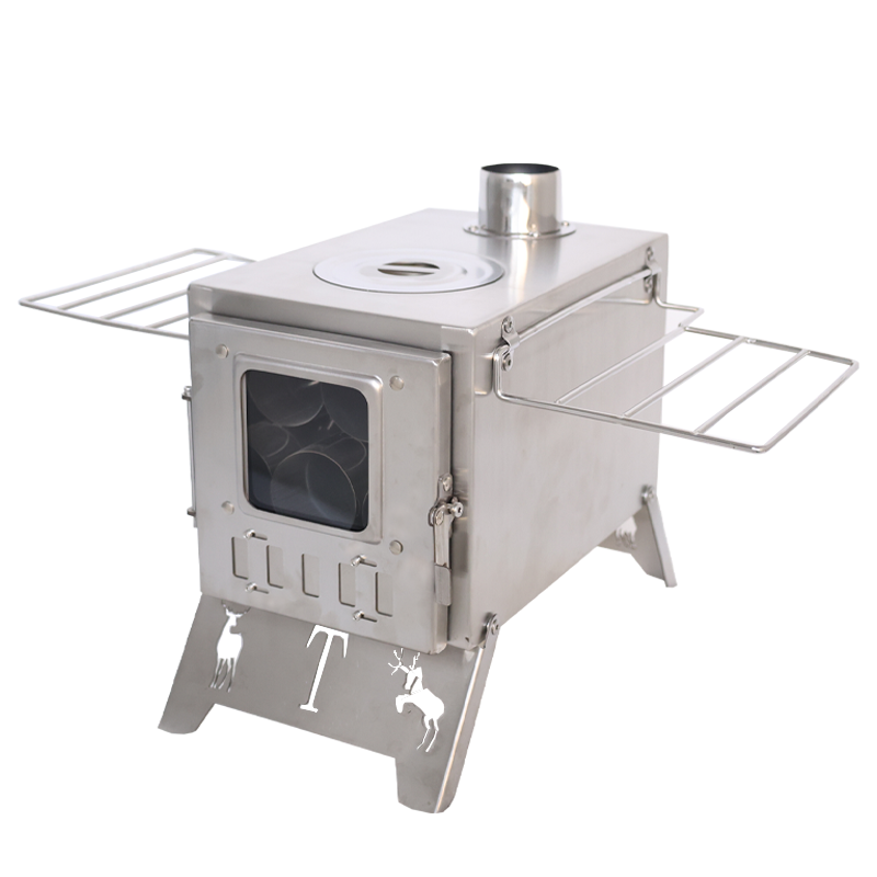 ZM3020B Stainless Steel Deskto - огляд і ціна Outdoor Camping Wood Burning Stove