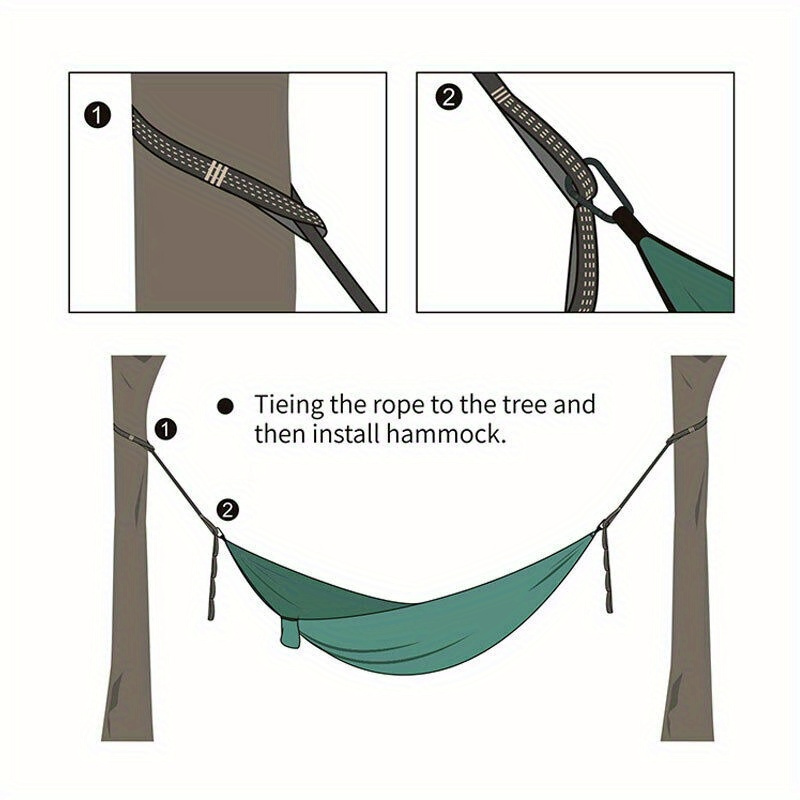 2/4 piece heavy duty climbing  - огляд і ціна Camping Hammock