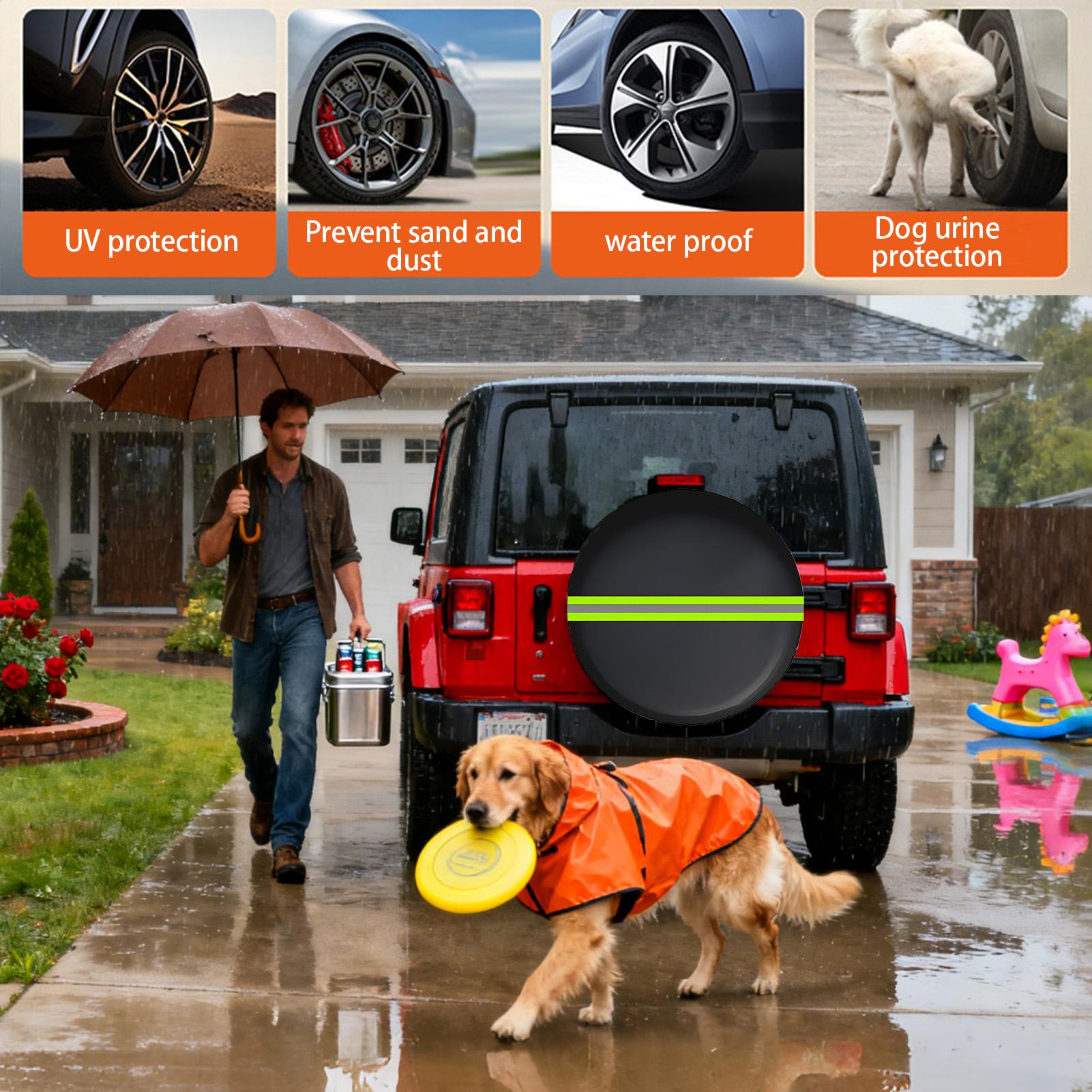 Wheel Covers Uv-Proof Trailer  - огляд і ціна Outdoor Camping Trailer