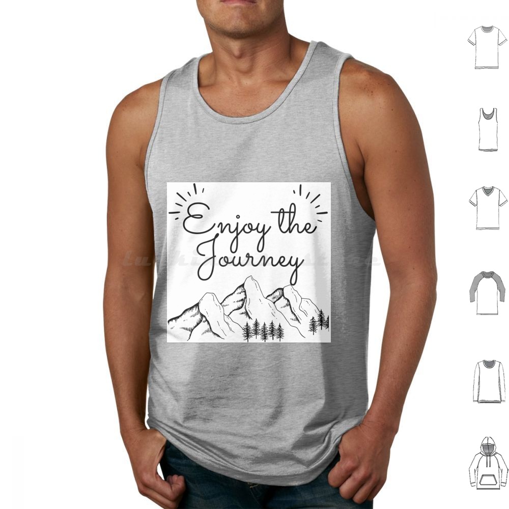 Enjoy The Journey Tank Tops Ve - огляд і ціна Outdoor Camping Quotes