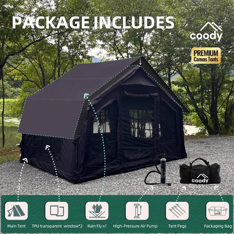 YTYIN Coody 8.0 Inflatable Air - огляд і ціна Outdoor Camping And Glamping