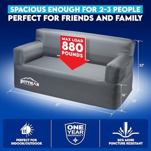 Pittman - Inflatable Couch wit - огляд і ціна Outdoor Camping And Glamping
