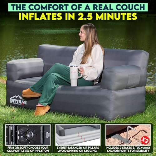 Pittman - Inflatable Couch wit - огляд і ціна Outdoor Camping And Glamping