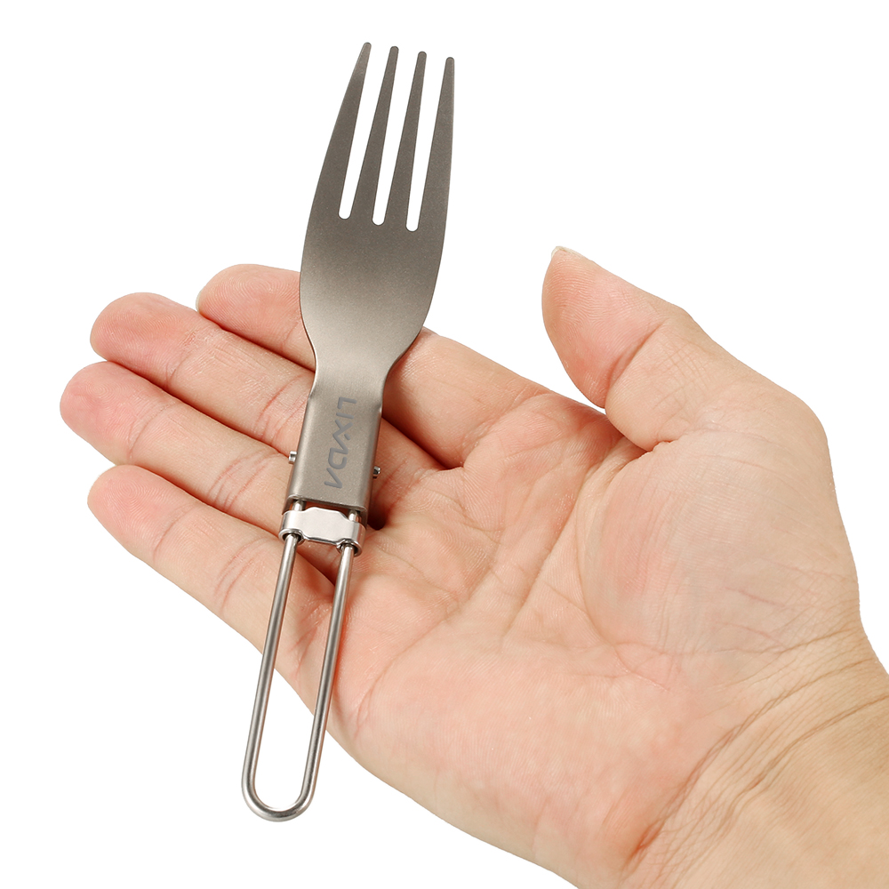 Lixada Titanium Folding Fork U - огляд і ціна Outdoor Camping Dining Set