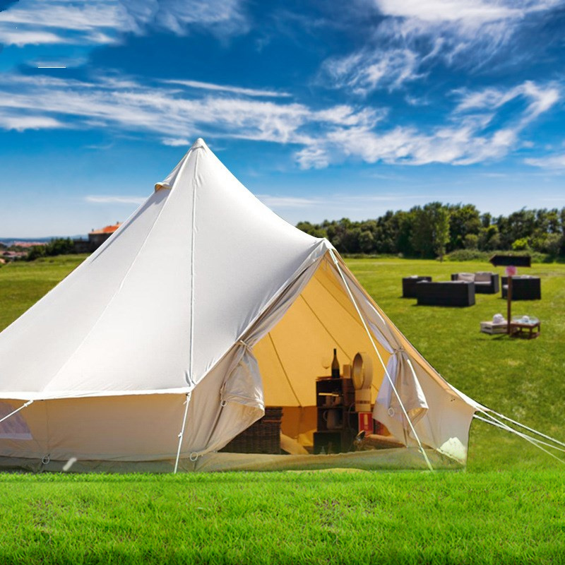 Canvas Bell Tent 4-Season Wate - огляд і ціна Outdoor Camping And Glamping