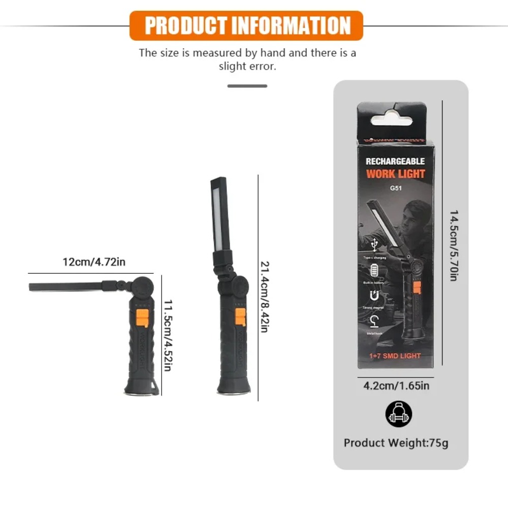 Portable COB LED Flashlight US - огляд і ціна Outdoor Camping Decor