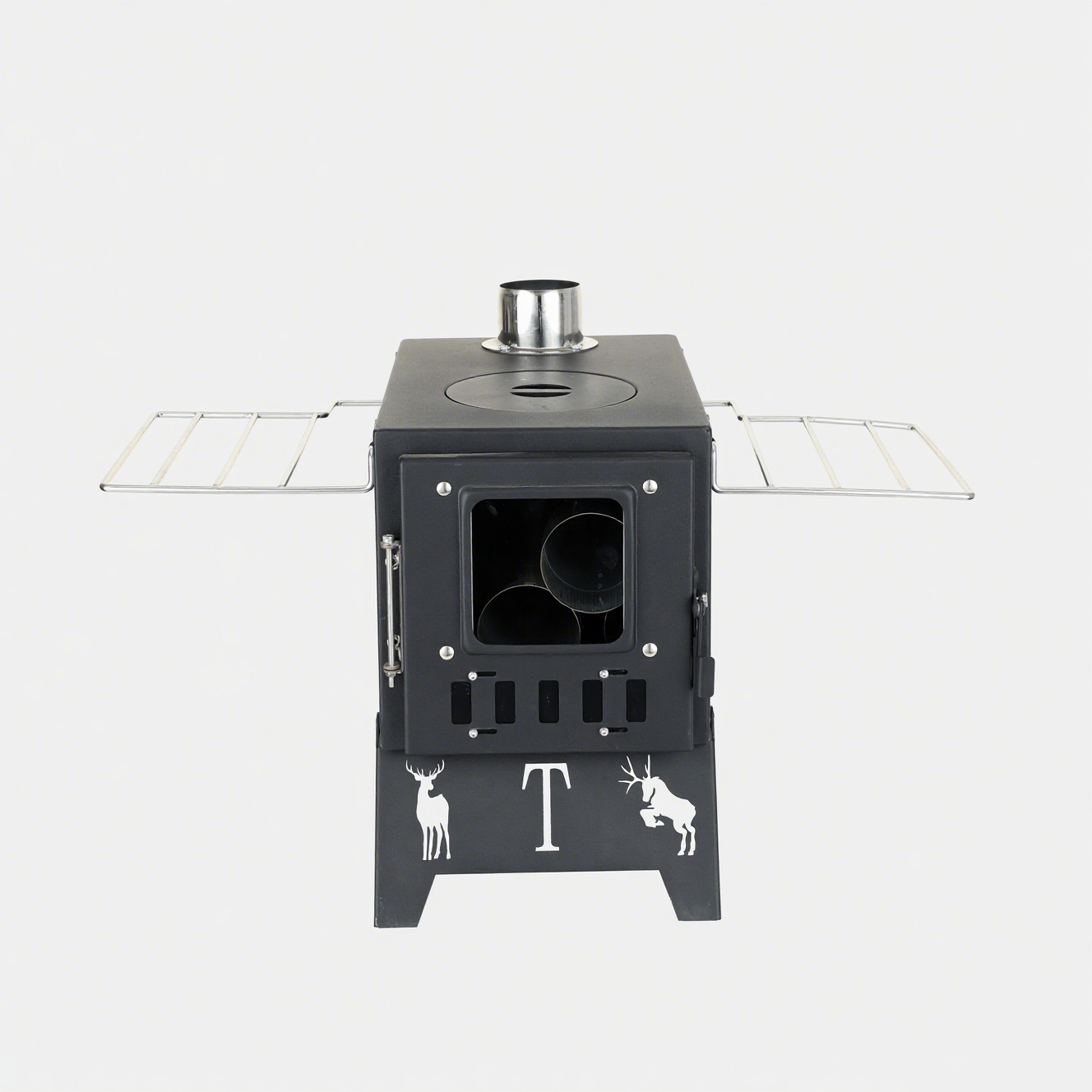 Portable Stainless Steel Wood  - огляд і ціна Outdoor Camping Wood Burning Stove