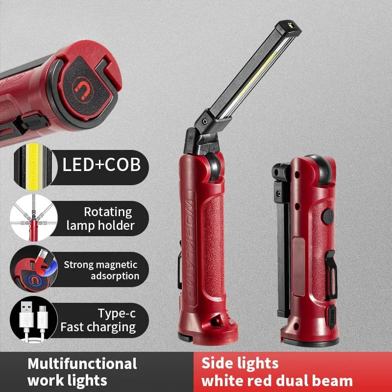COB LED Work Light Rechargeabl - огляд і ціна Outdoor Camping Decor