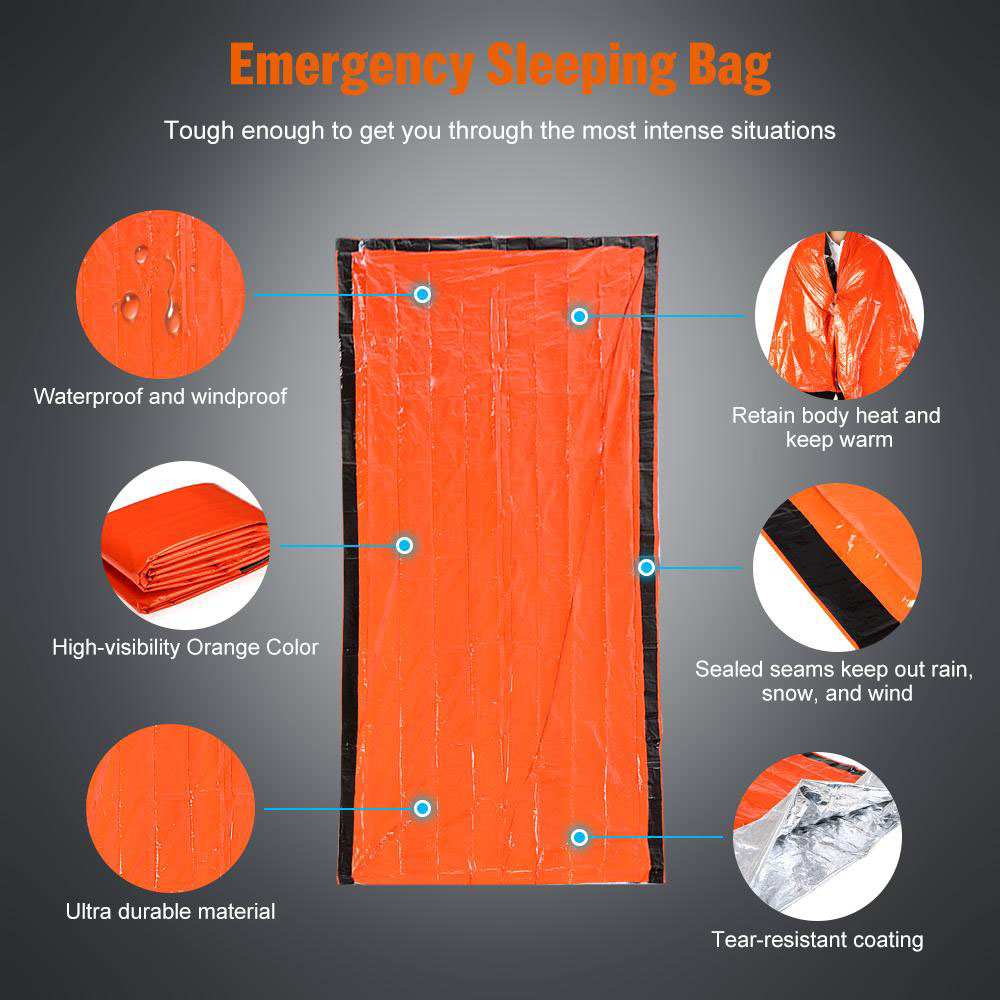 Waterproof Reusable Thermal My - огляд і ціна Emergency Mylar Blanket
