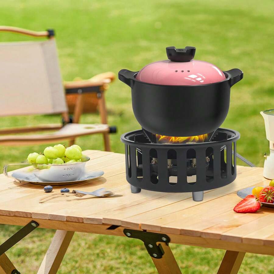 Portable Camping Stove With 3  - огляд і ціна Outdoor Camping Gas Stove