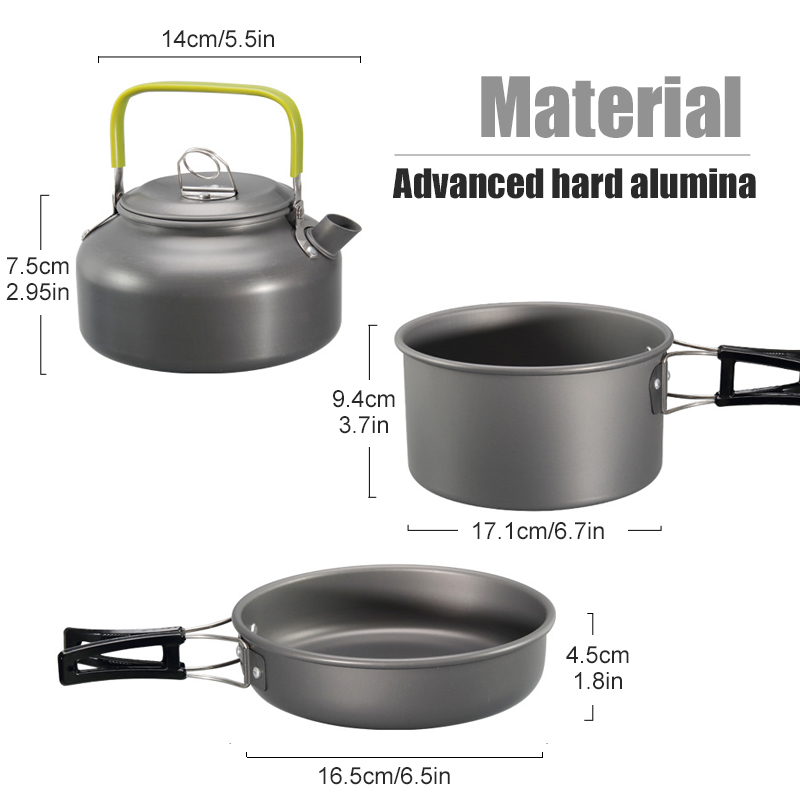 WESTTUNE Camping Cookware Kit  - огляд і ціна Outdoor Camping Dining Set