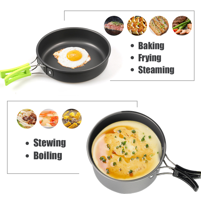 WESTTUNE Camping Cookware Kit  - огляд і ціна Outdoor Camping Dining Set