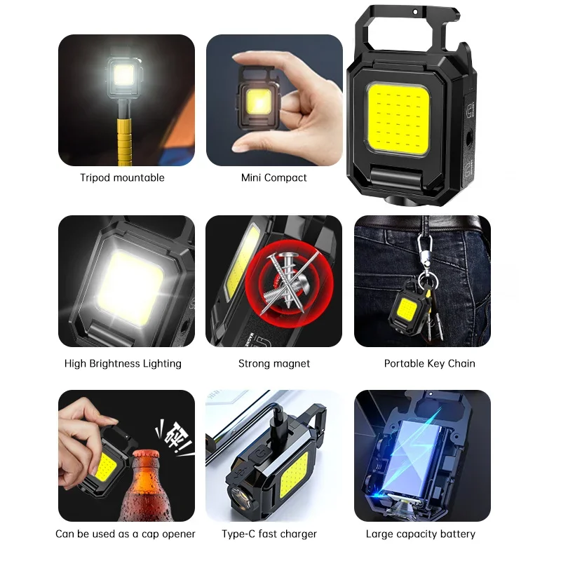 Mini Flashlight Keychain Light - огляд і ціна Outdoor Camping Lantern