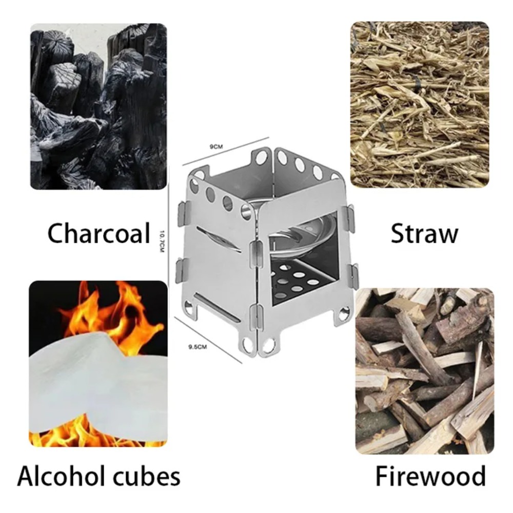 Camping Furnace Wood Stove Alc - огляд і ціна Outdoor Camping Wood Stove