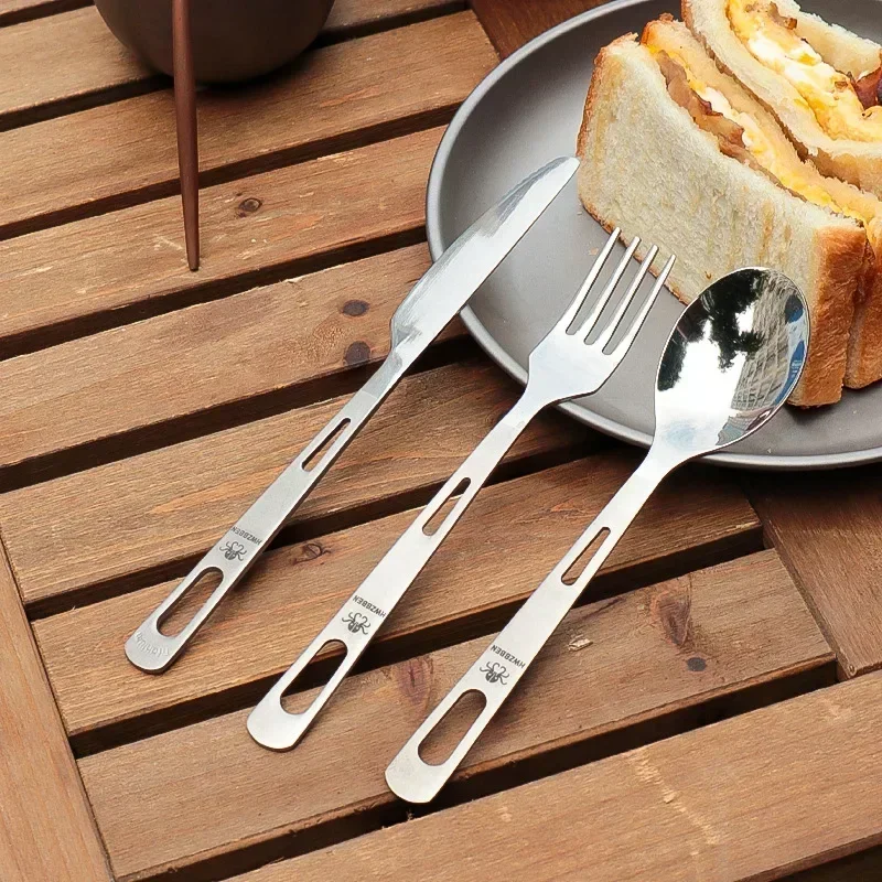 HWZBBEN Titanium Fork Spoon Kn - огляд і ціна Outdoor Camping Dining Set