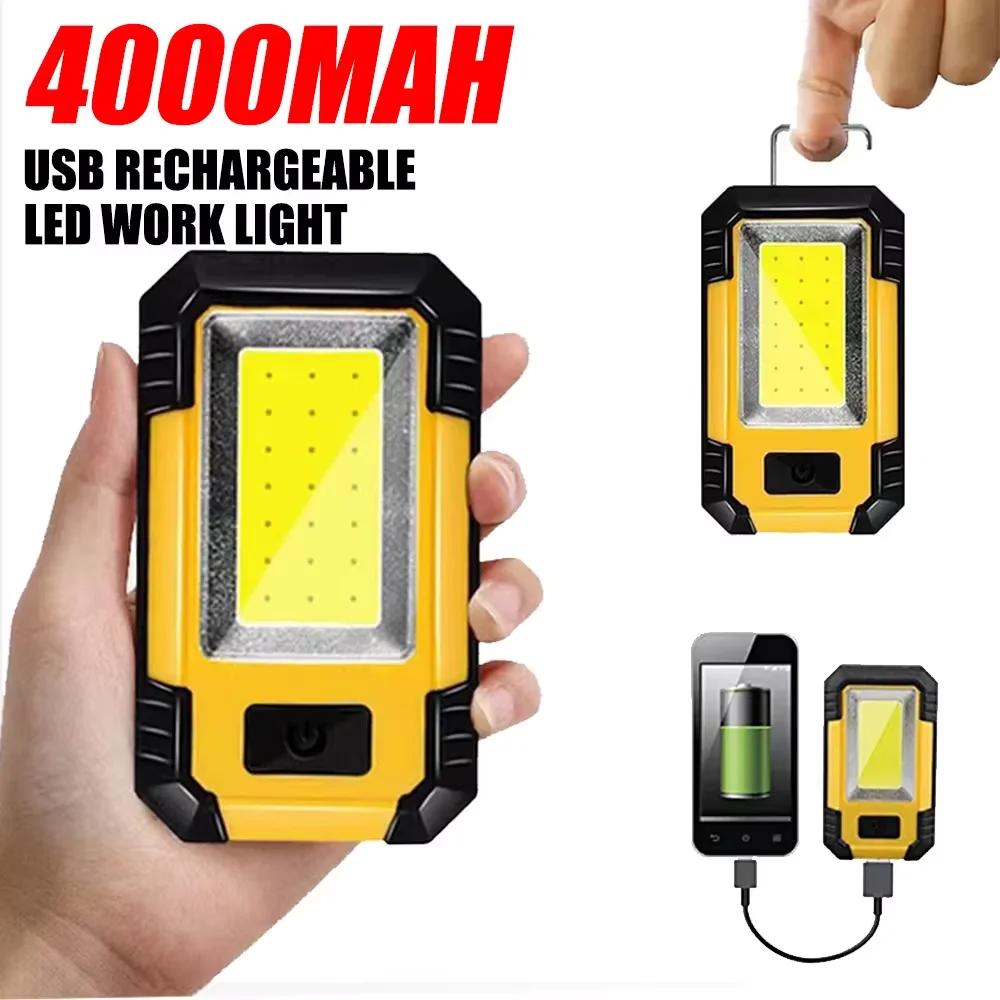 Rechargeable 4000MaH Work Ligh - огляд і ціна Outdoor Camping Decor