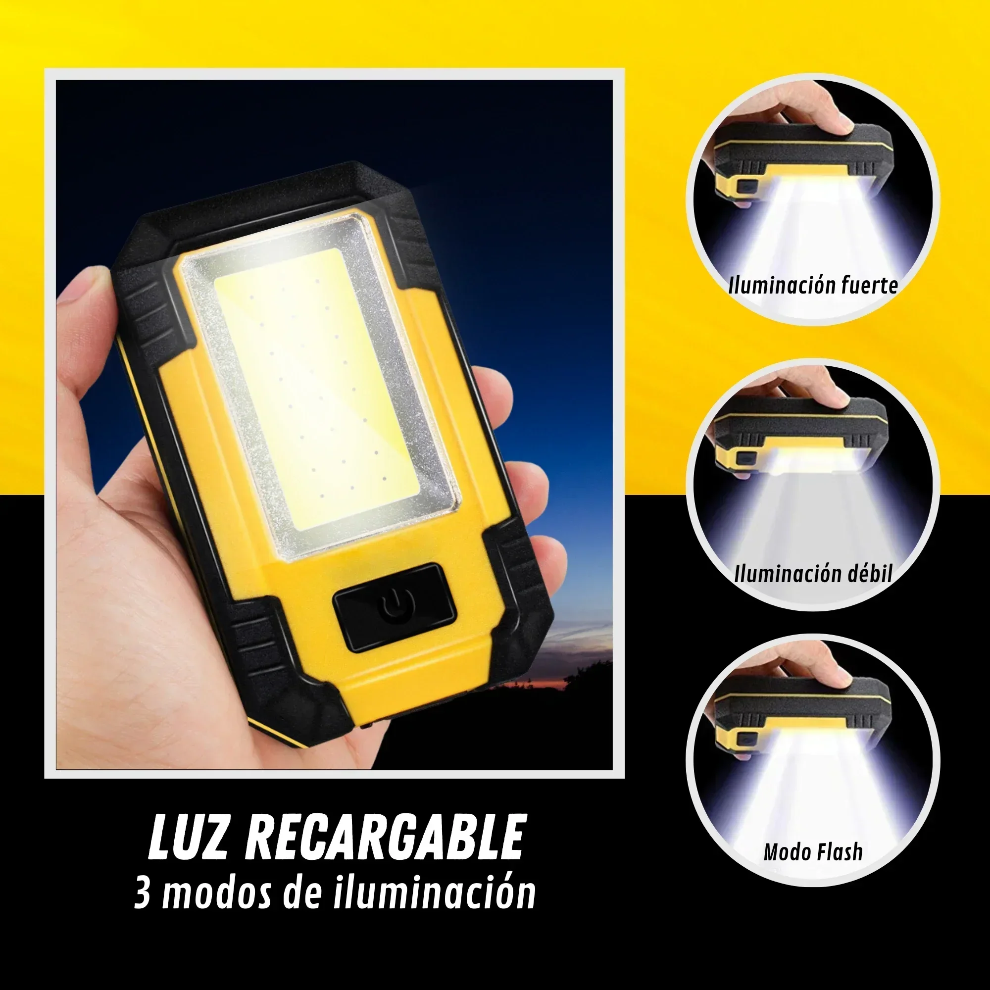 Rechargeable 4000MaH Work Ligh - огляд і ціна Outdoor Camping Decor
