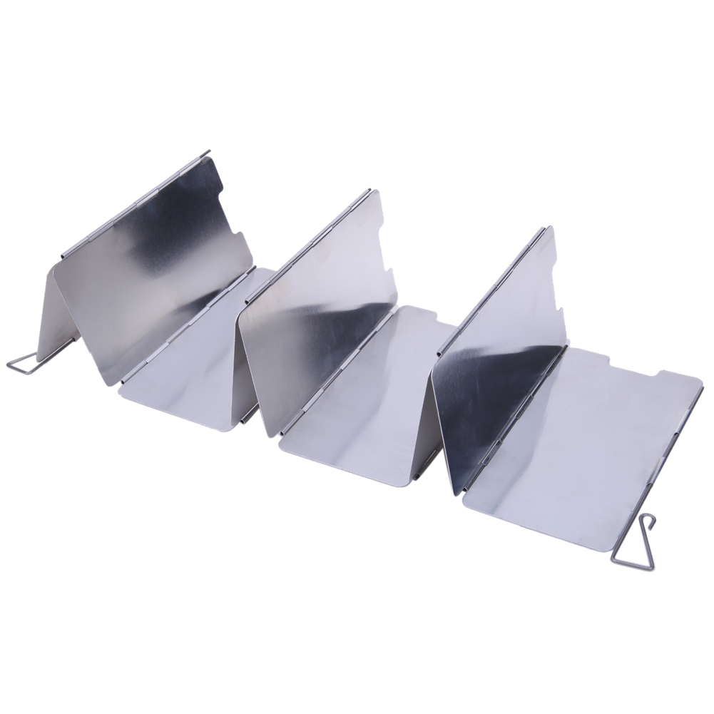 9pcs Windproof Windshield Fold - огляд і ціна Outdoor Camping Gas Stove