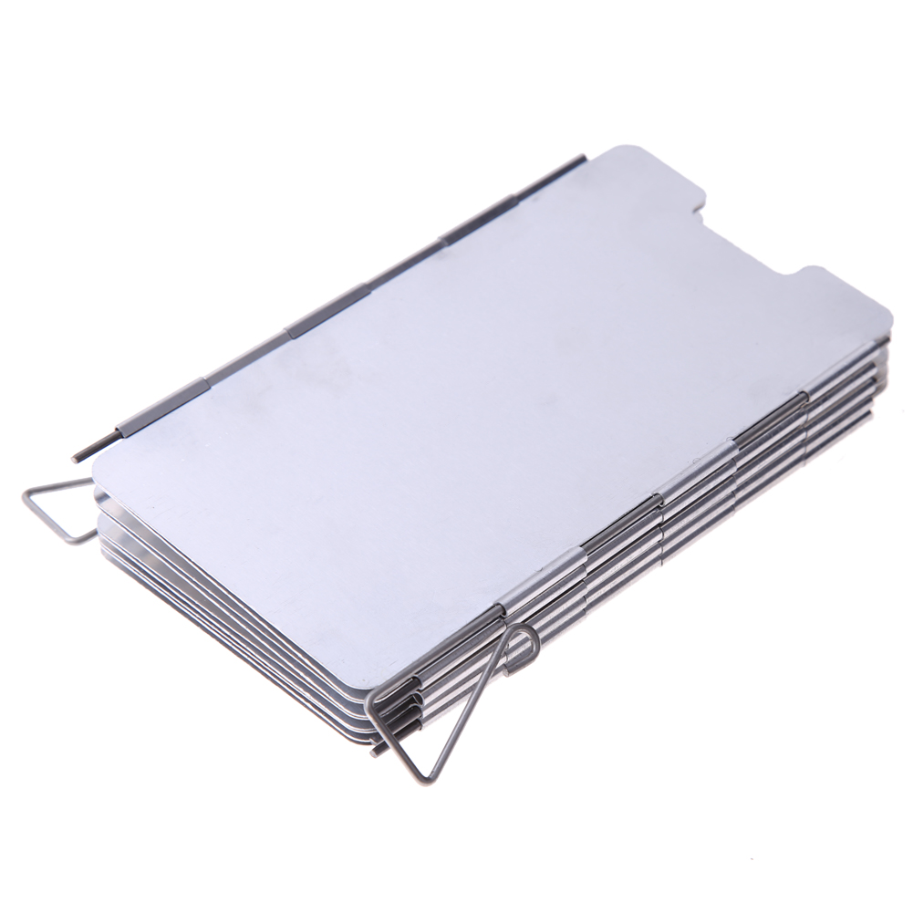 9pcs Windproof Windshield Fold - огляд і ціна Outdoor Camping Gas Stove