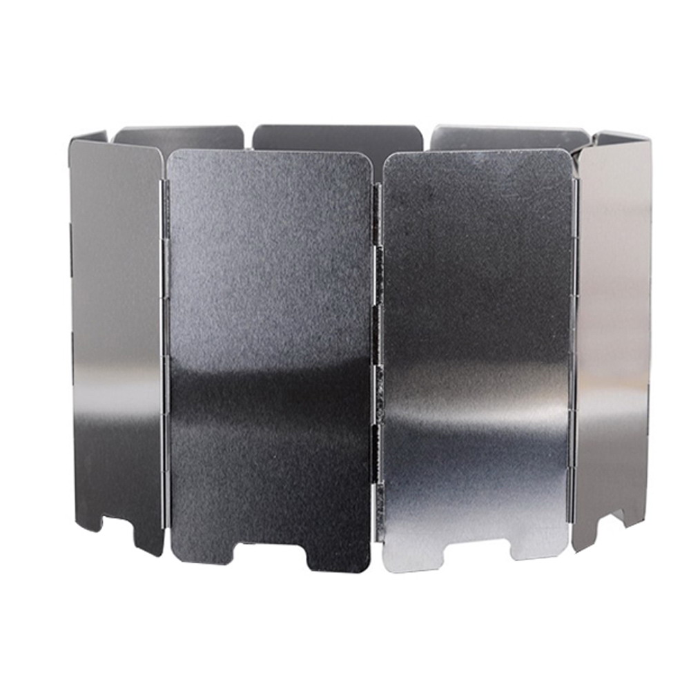 9pcs Windproof Windshield Fold - огляд і ціна Outdoor Camping Gas Stove