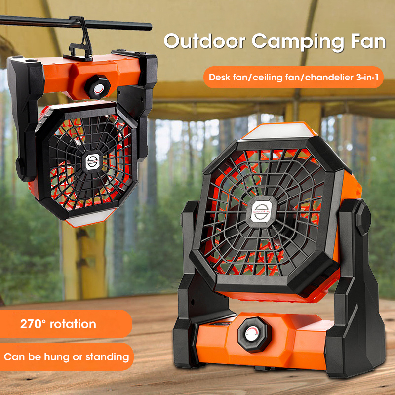 10000mAh Camping Fan with LED  - огляд і ціна Outdoor Camping Fan
