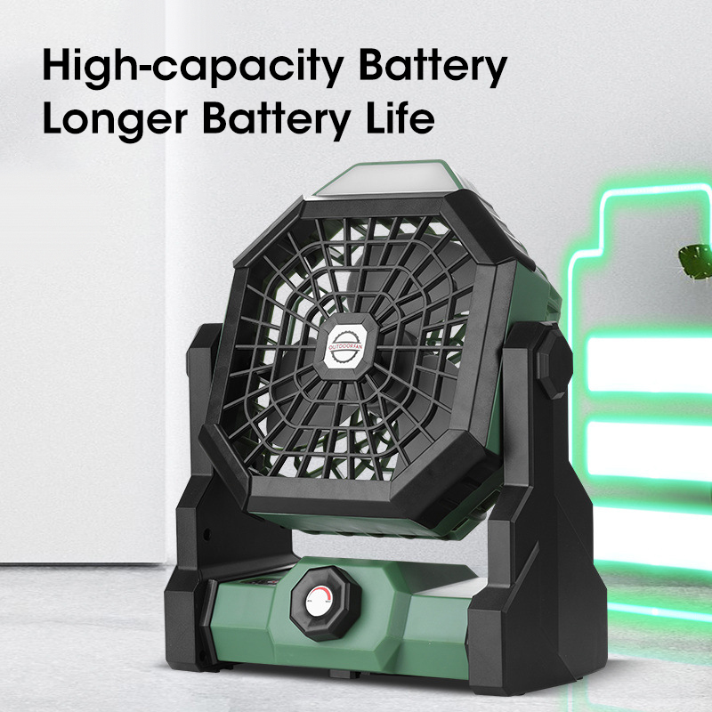 10000mAh Camping Fan with LED  - огляд і ціна Outdoor Camping Fan