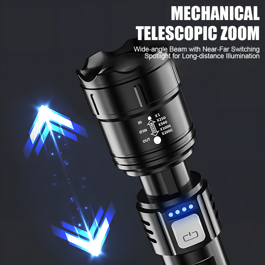 High Power P50 LED Flashlight  - огляд і ціна Outdoor Camping Decor