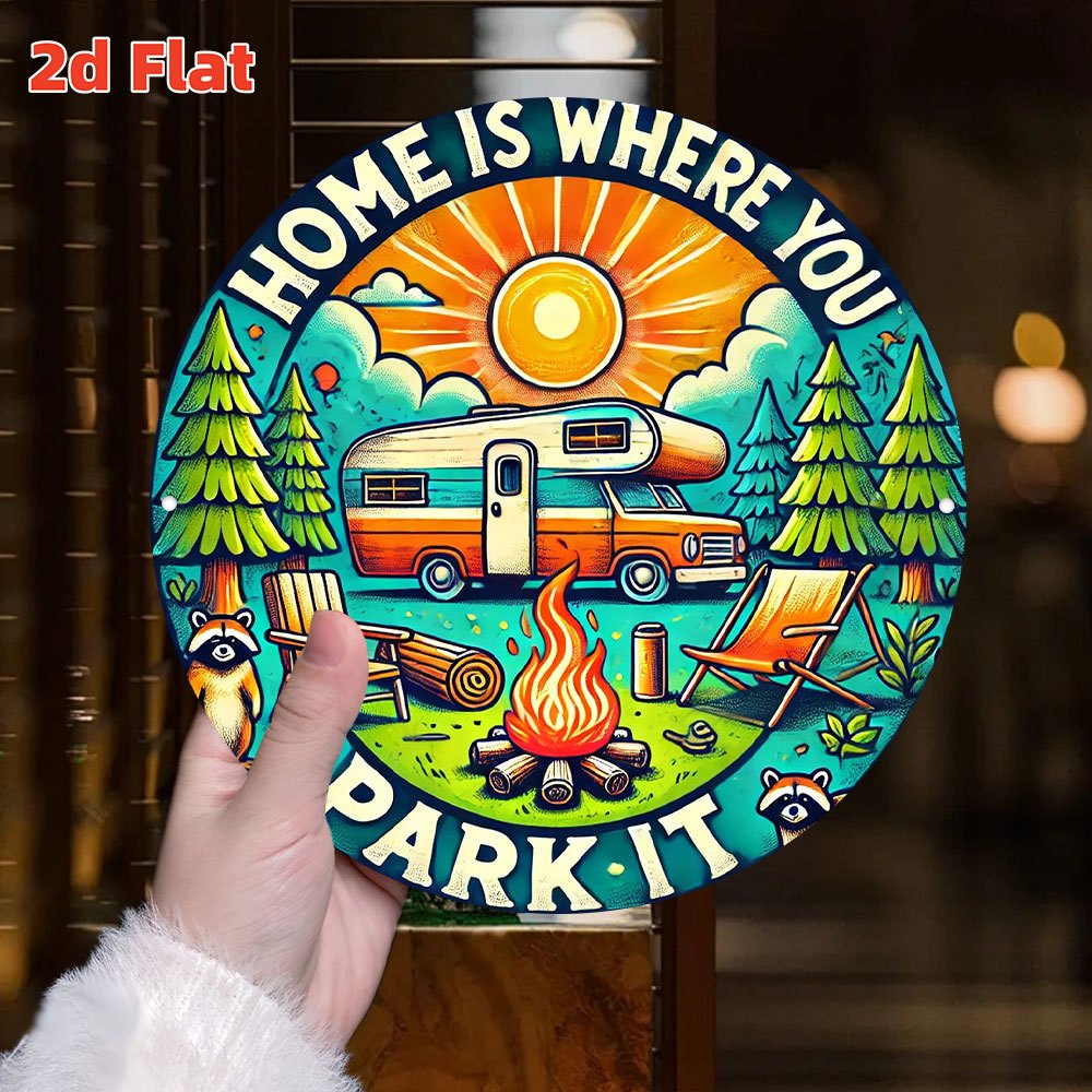 Retro camping wooden wall art  - огляд і ціна Outdoor Camping Quotes