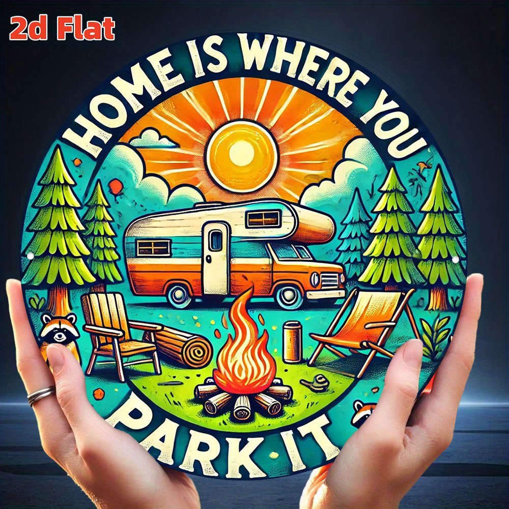 Retro camping wooden wall art  - огляд і ціна Outdoor Camping Quotes