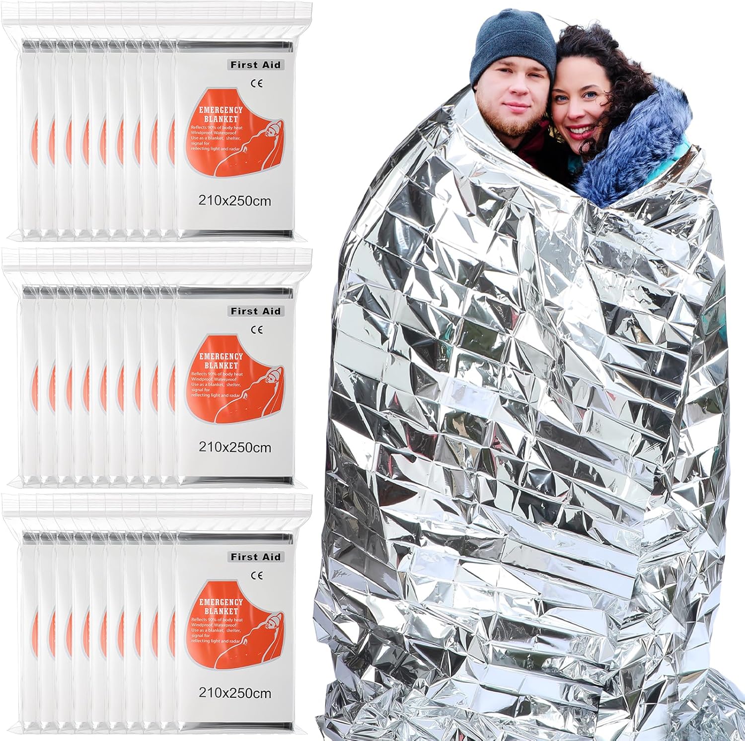 Emergency Mylar Thermal Blanke - огляд і ціна Emergency Mylar Blanket