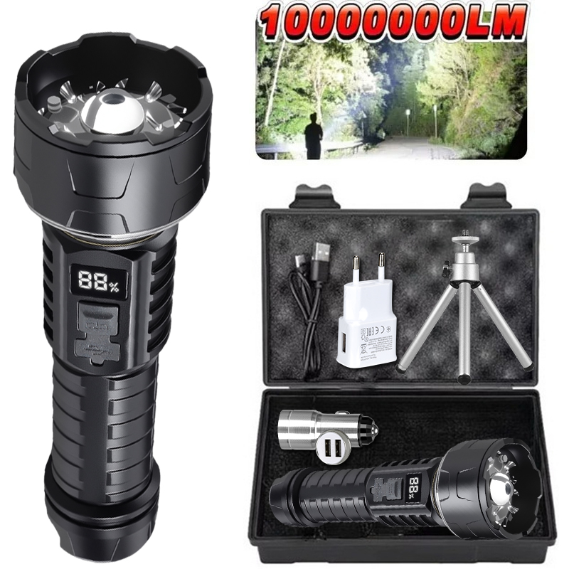 COB LED Flashlight Rechargeabl - огляд і ціна Outdoor Camping Lantern