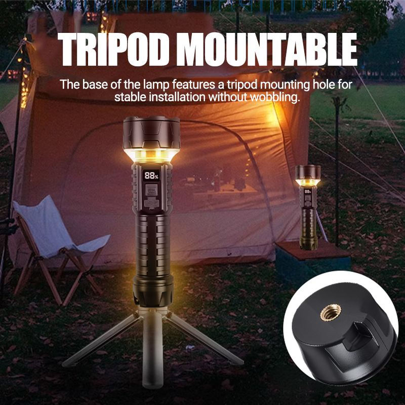 COB LED Flashlight Rechargeabl - огляд і ціна Outdoor Camping Lantern