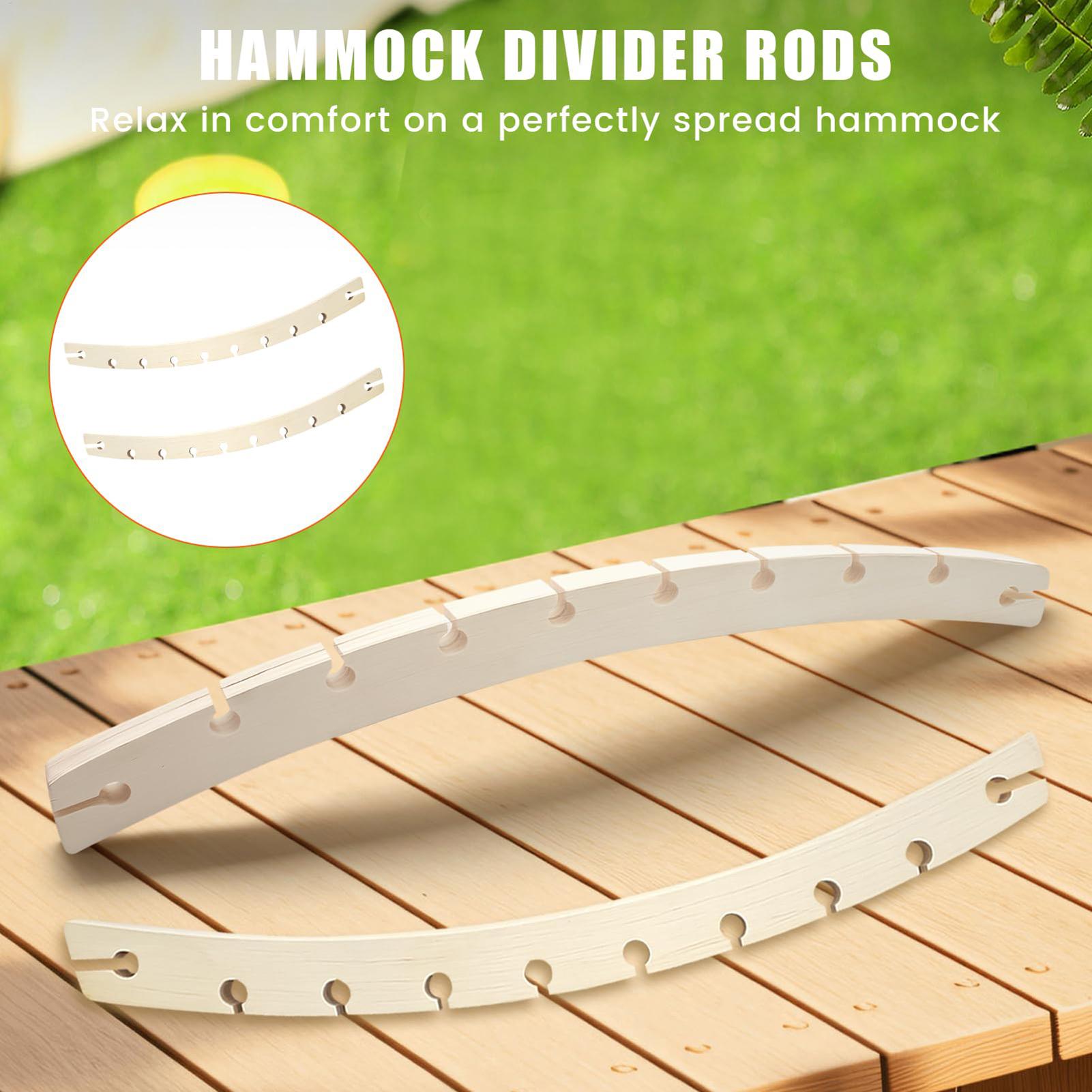 2 Pieces 10-Hole Wooden Hammoc - огляд і ціна Camping Hammock