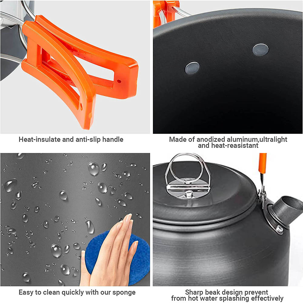 1pcs/1set Camping Cookware Kit - огляд і ціна Outdoor Camping Dining Set
