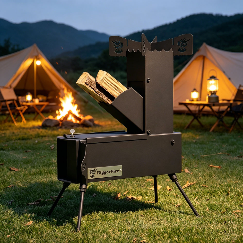 Rocket Stove for Cooking Porta - огляд і ціна Outdoor Camping Wood Burning Stove